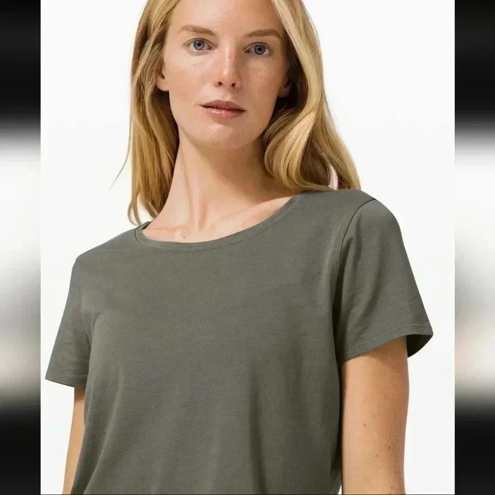 Lululemon Love Crew III Grey Sage